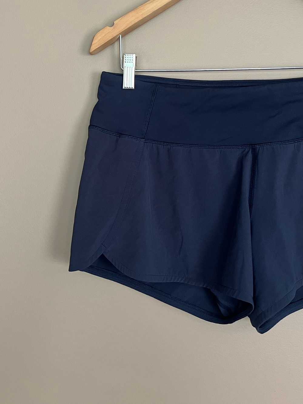 EUC lululemon athletica Navy Blue Athletic Shorts - Picture 2 of 11